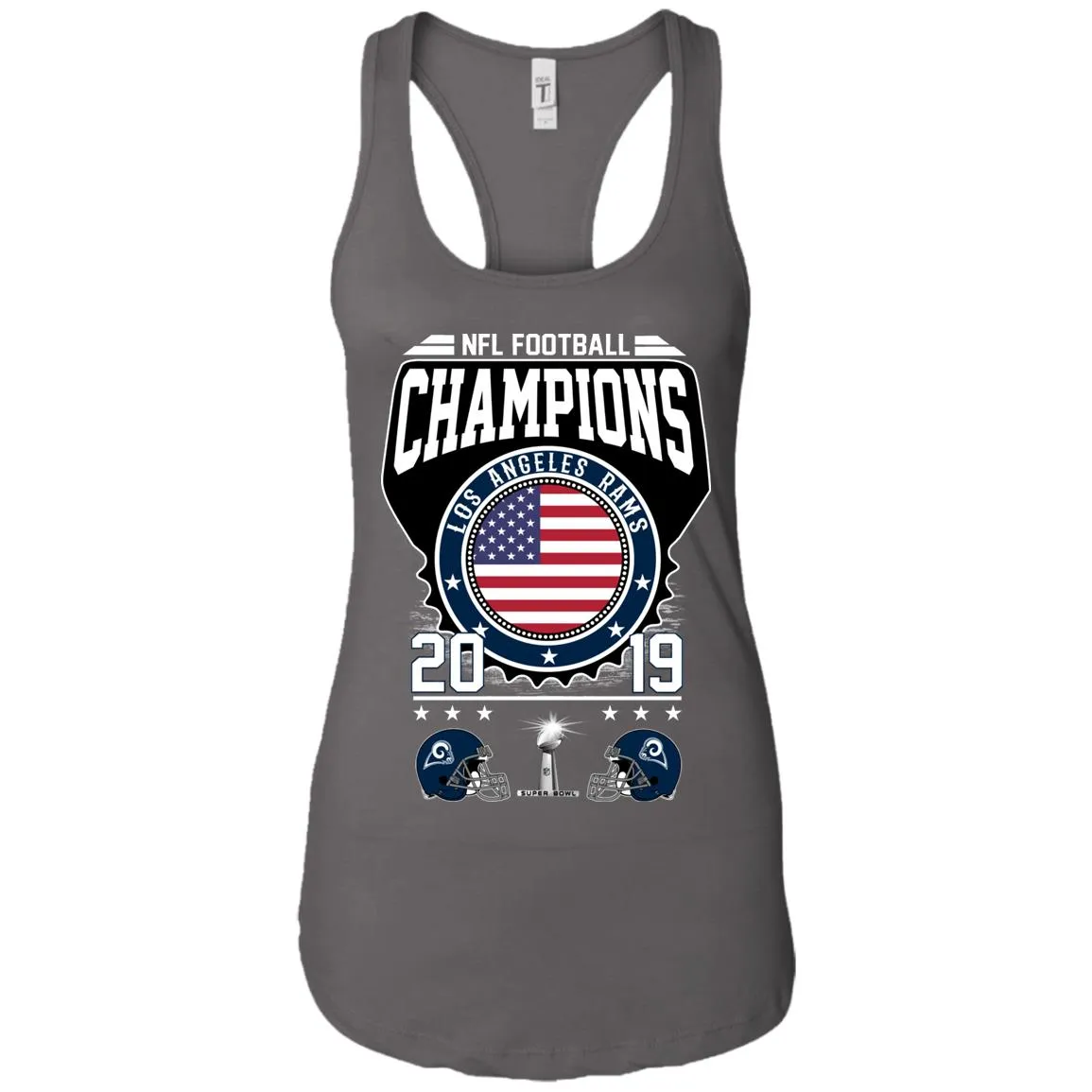 Nfl – Football Champions Los Angeles Rams Super Bowl 2019 Women Tank Top