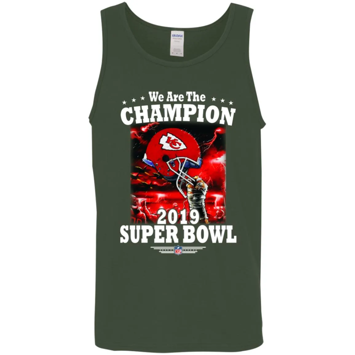 Nfl – Kansas City Chiefs We Are The Champion 2019 Super Bowl Football Men Cotton Tank