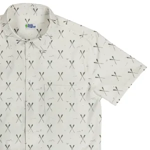 Oar Cross Button Up Shirt