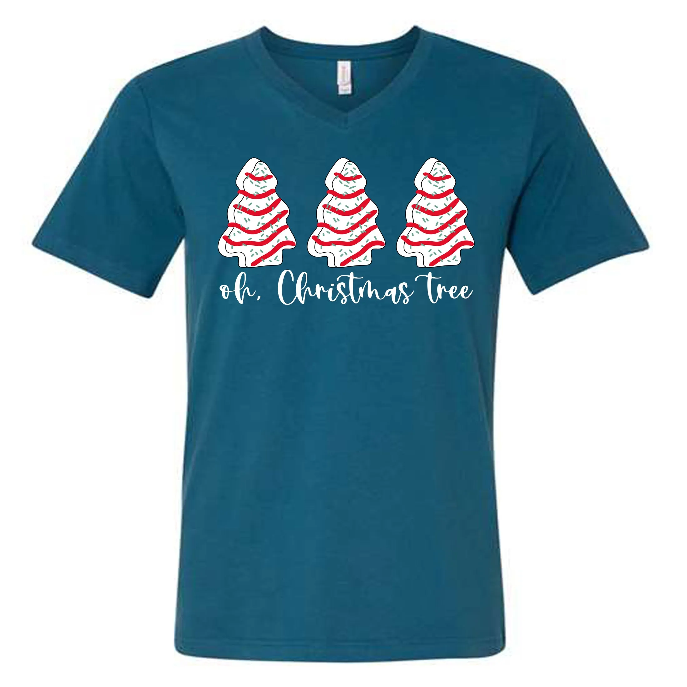 Oh Christmas Tree Cakes | V-Neck T-Shirts