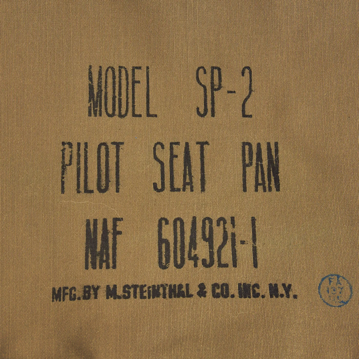 Original U.S. Cold War / Vietnam War 1959 Dated 28ft SP-2 Model Seat Pack Parachute with Harness by M. Steinthal & Co - With Canopy