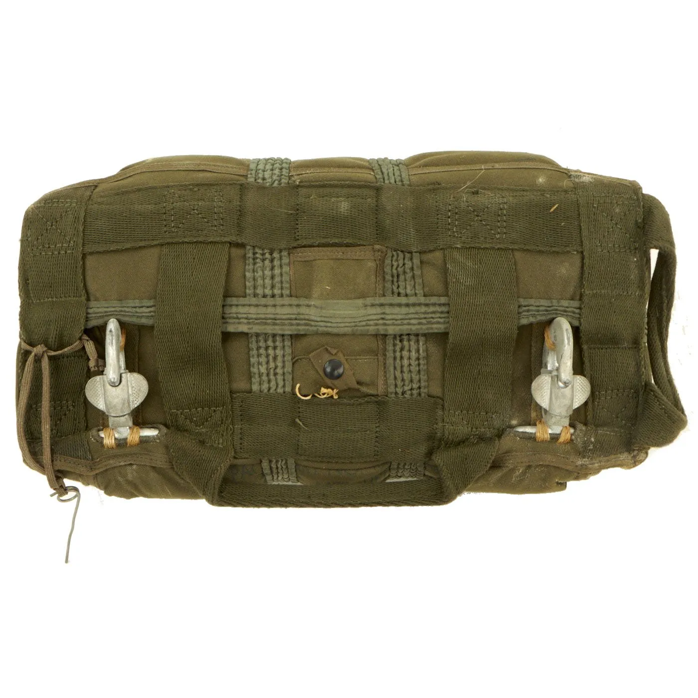 Original U.S. Early Vietnam War Parachute with Harness and Reserve Chute By Mills Manufacturing Corporation