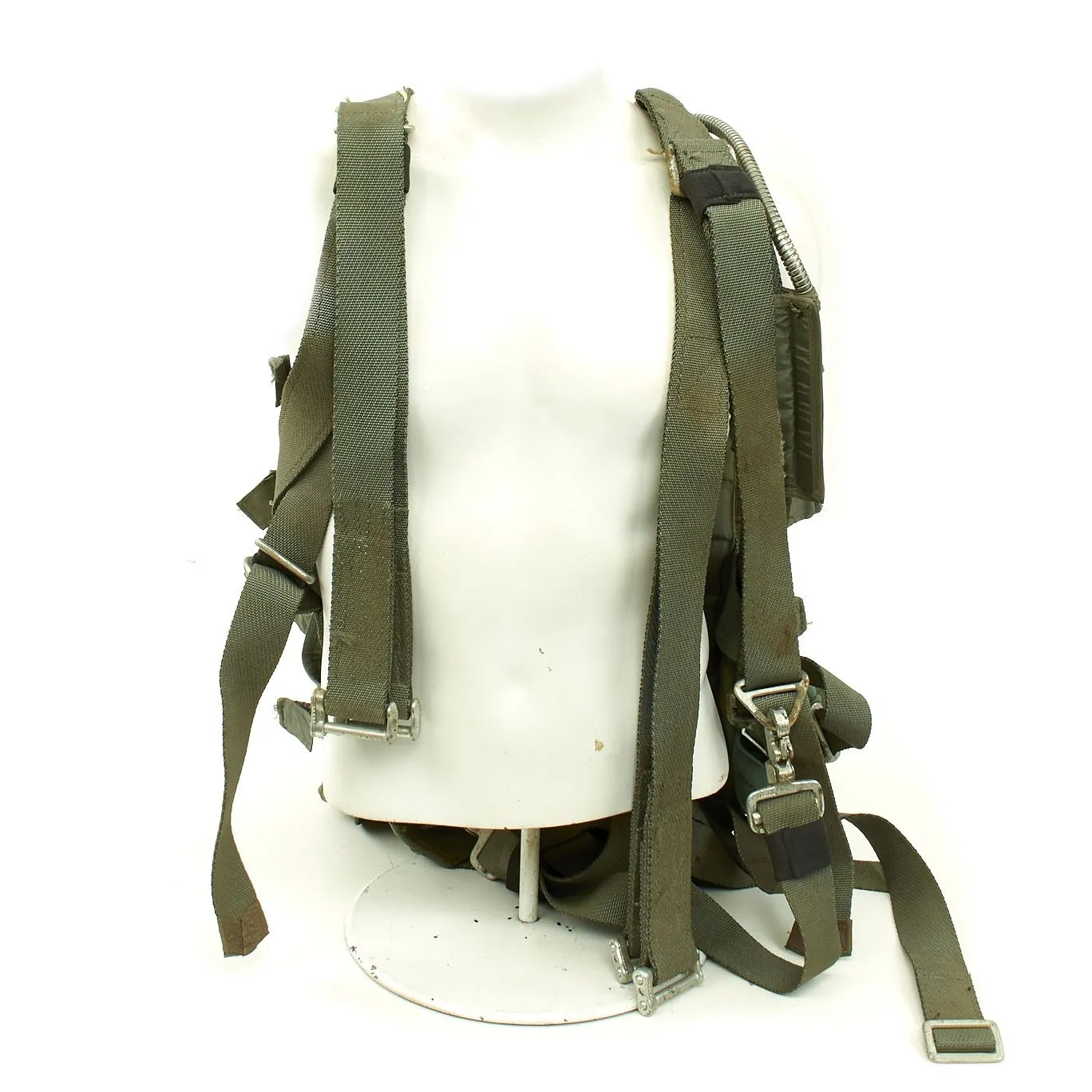 Original U.S. Vietnam War 1972 Dated Parachute Assembly with Harness and Chute