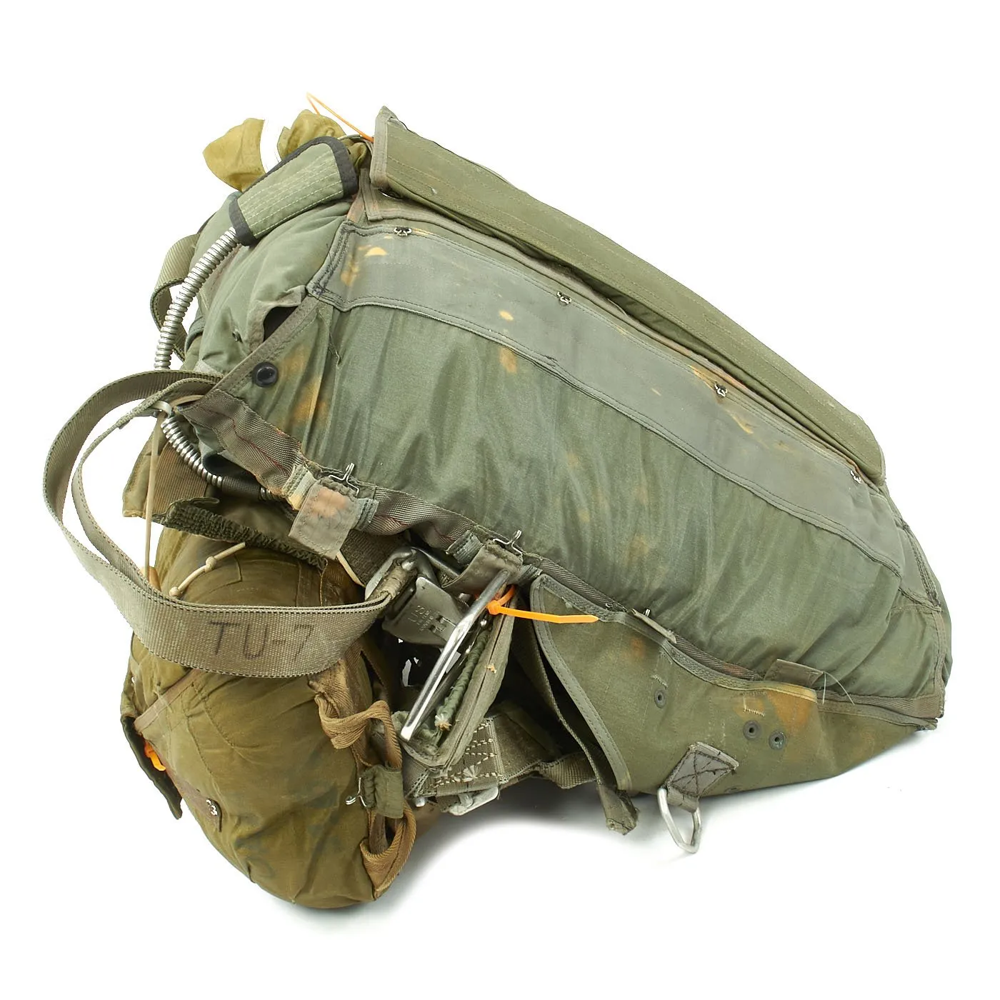 Original U.S. Vietnam War Jet Pilot Parachute with Harness and Reserve Chute