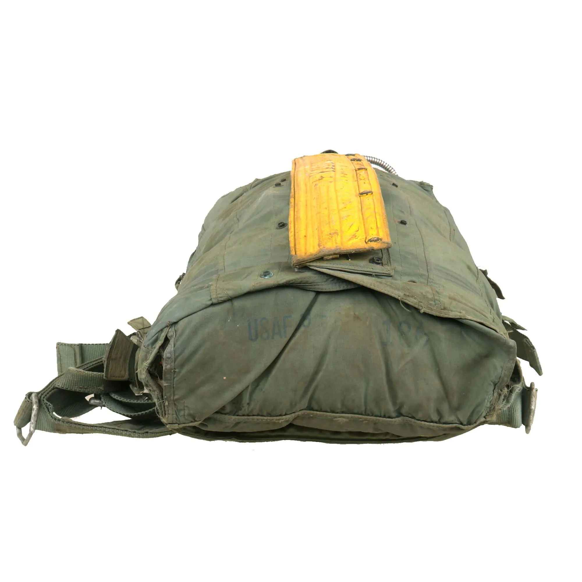 Original U.S. Vietnam War NB-8 Personnel Parachute Assembly With Canopy by Reliance Mfg. Co. - Dated 1959