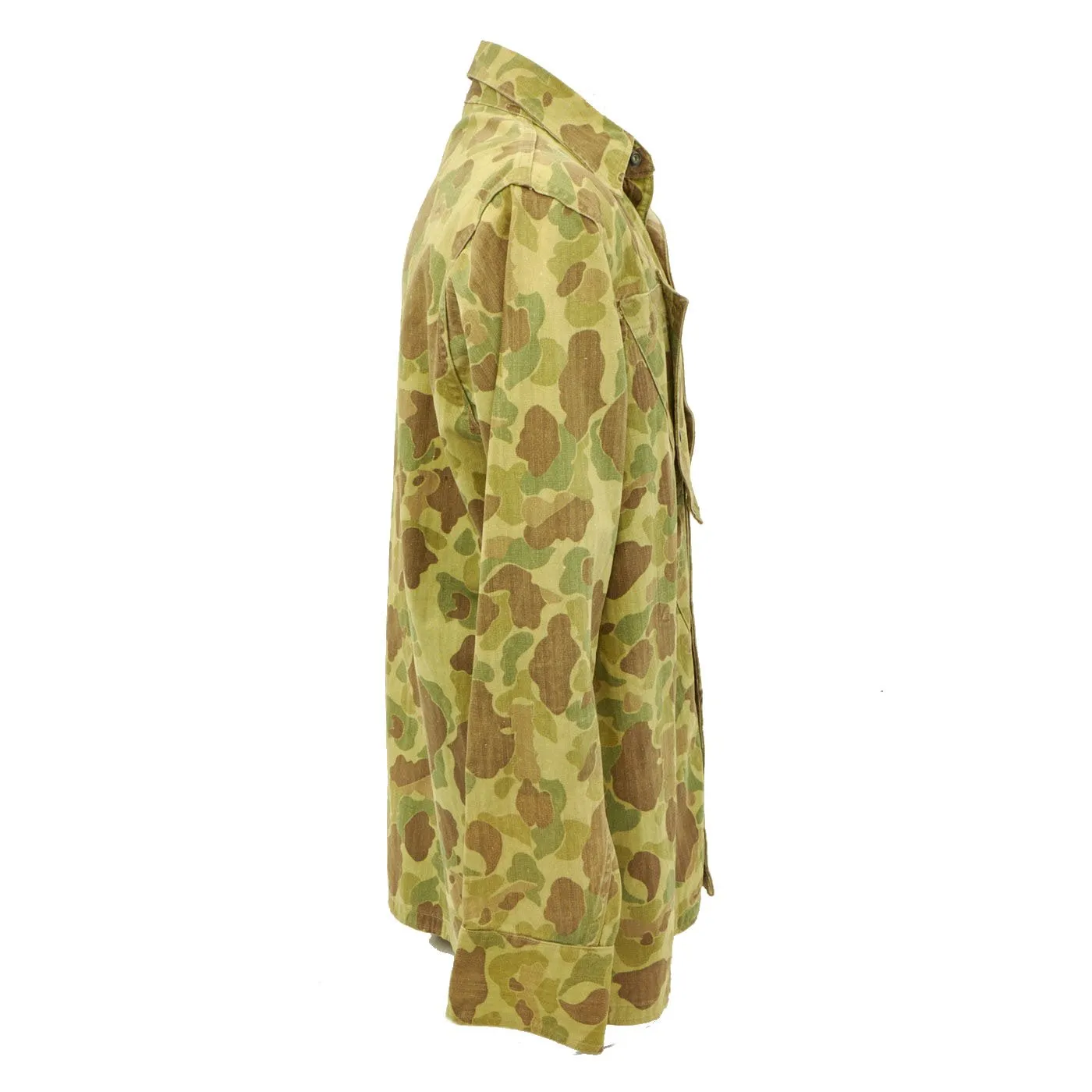 Original U.S. WWII USMC Paramarine Frogskin Reversible Camouflage 1st Pattern Jump Jacket - As Seen in Book