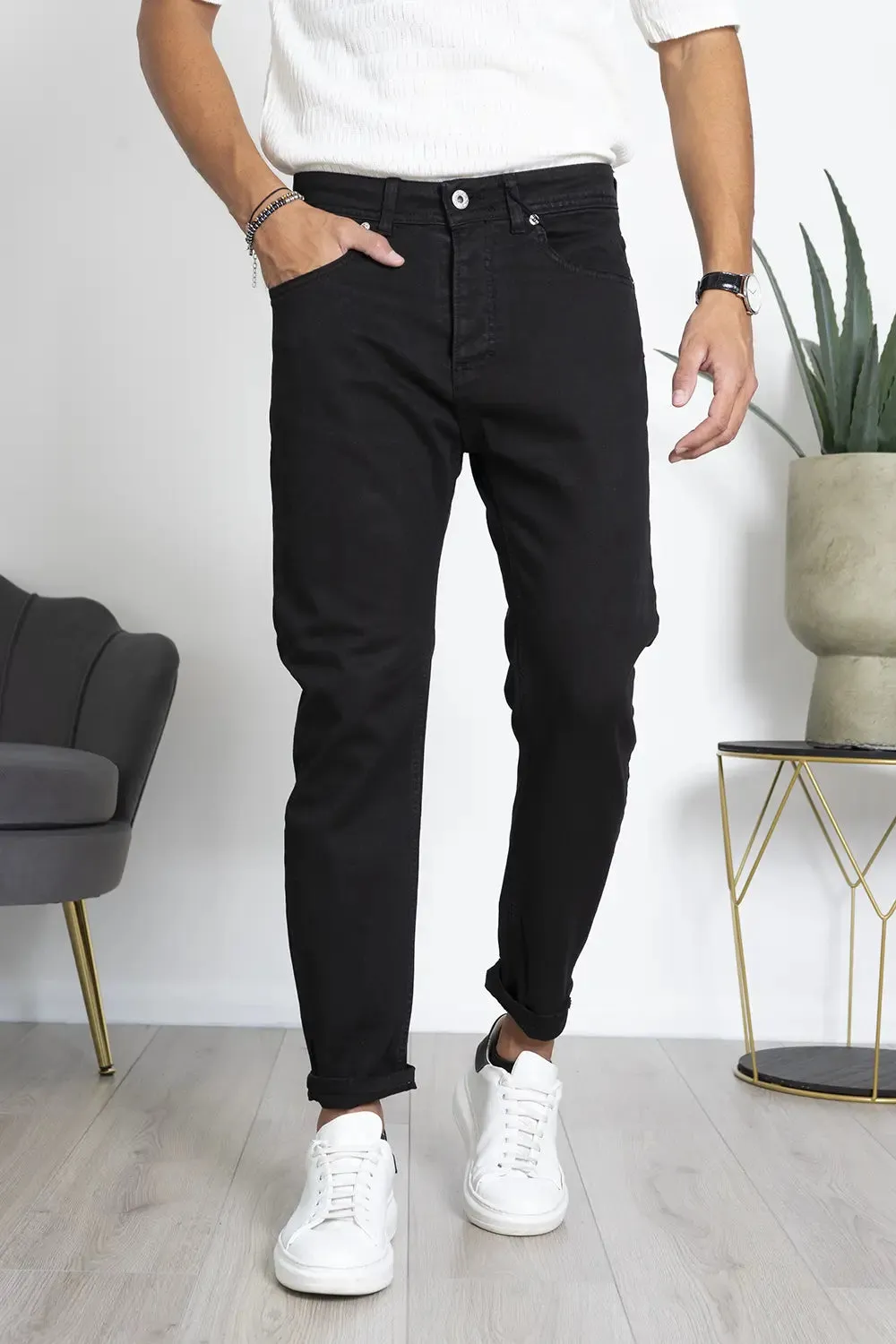 Pantaloni Jeans Slim Fit Casual Elasticizzato Art. Js470