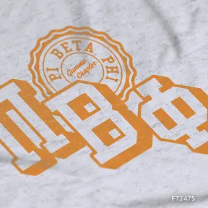 Pi Beta Phi Vintage Letter PR T-Shirt Design