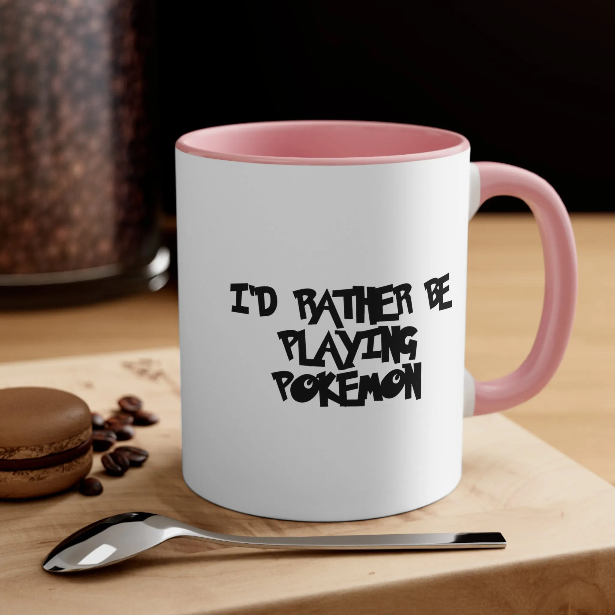 Poke mon I'd Rather Be Playing Coffee Mug, 11oz Shirt Tshirt T-shirt Gamer Gift For Him Her Game Cup Cups Mugs Birthday Christmas Valentine's Anniversary Gifts