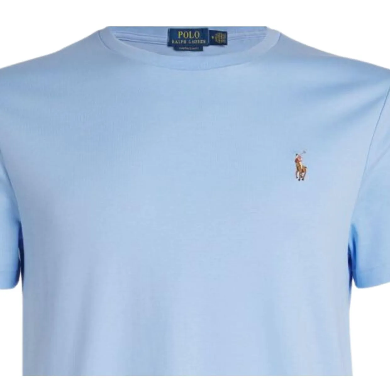 Polo Ralph Lauren Custom Slim Fit Sky Blue T-Shirt