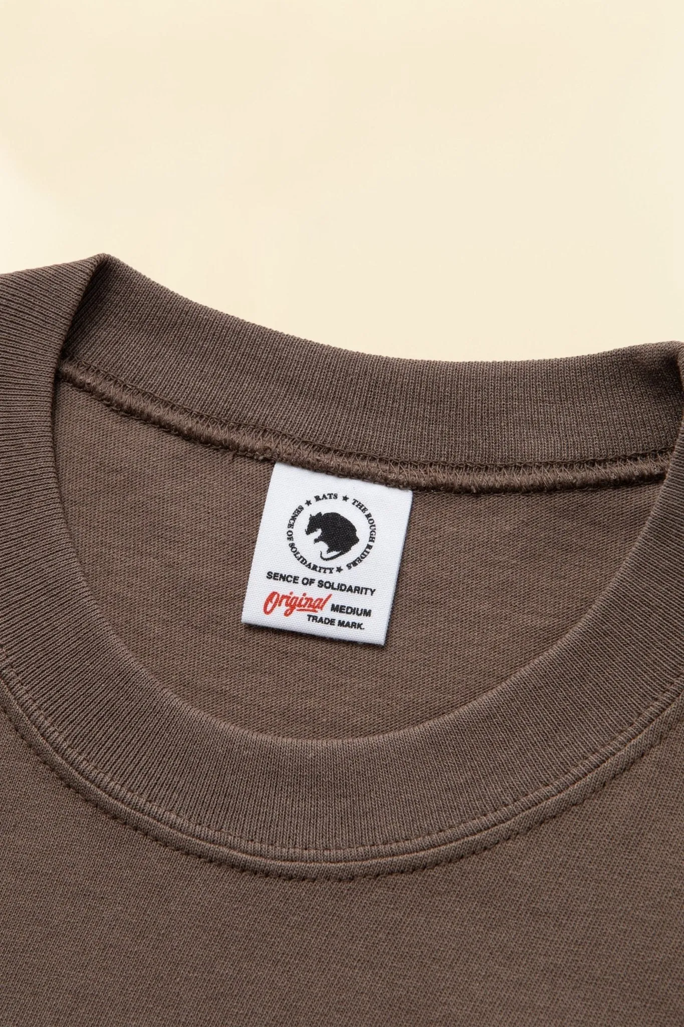 Rats Ash Long Sleeve T-shirt - Ash Brown