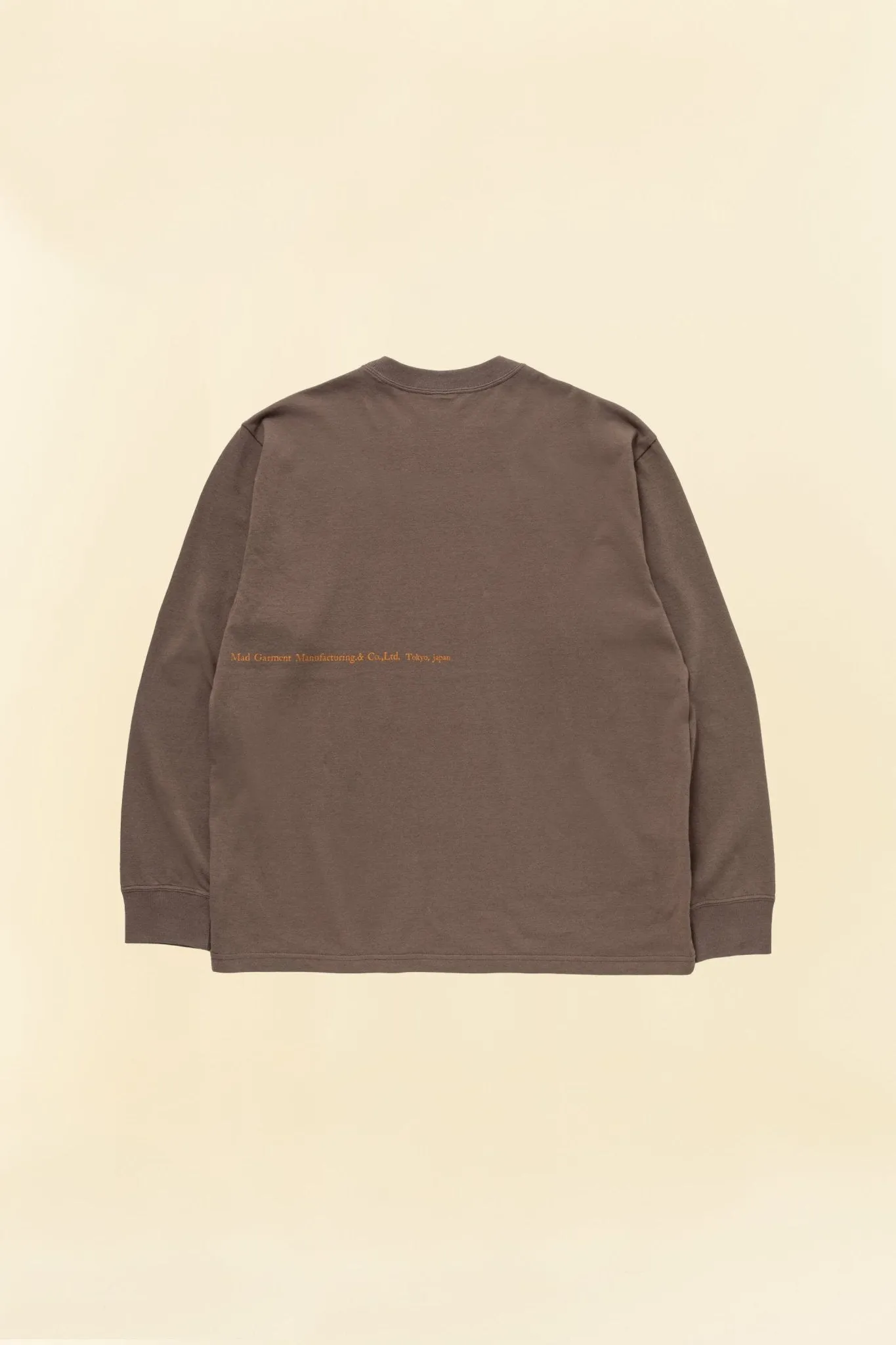 Rats Ash Long Sleeve T-shirt - Ash Brown