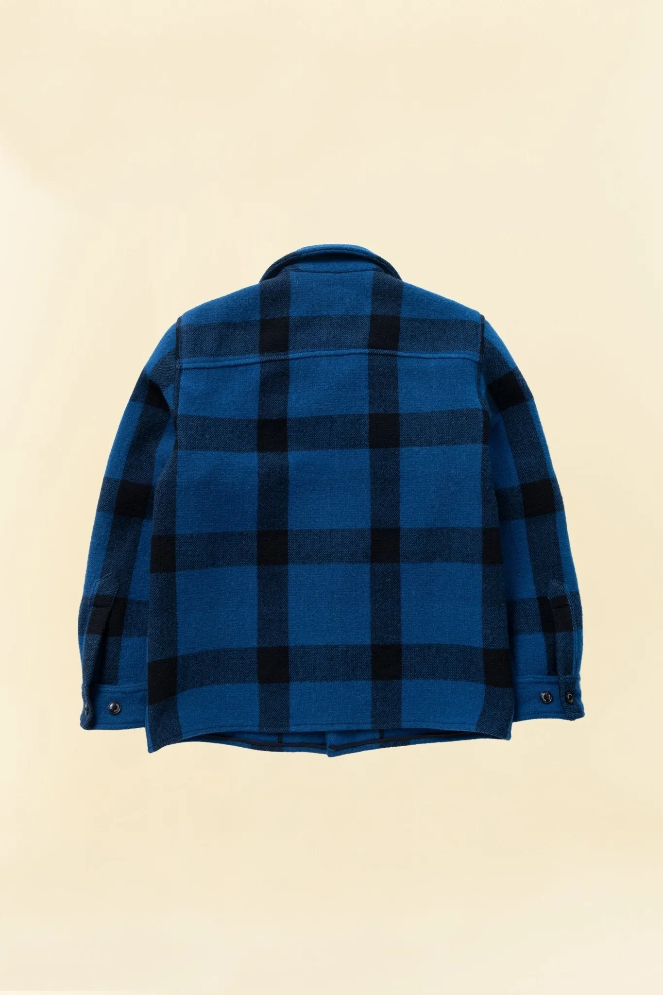 Rats Buffalo Check Shirt Jacket - Blue Check