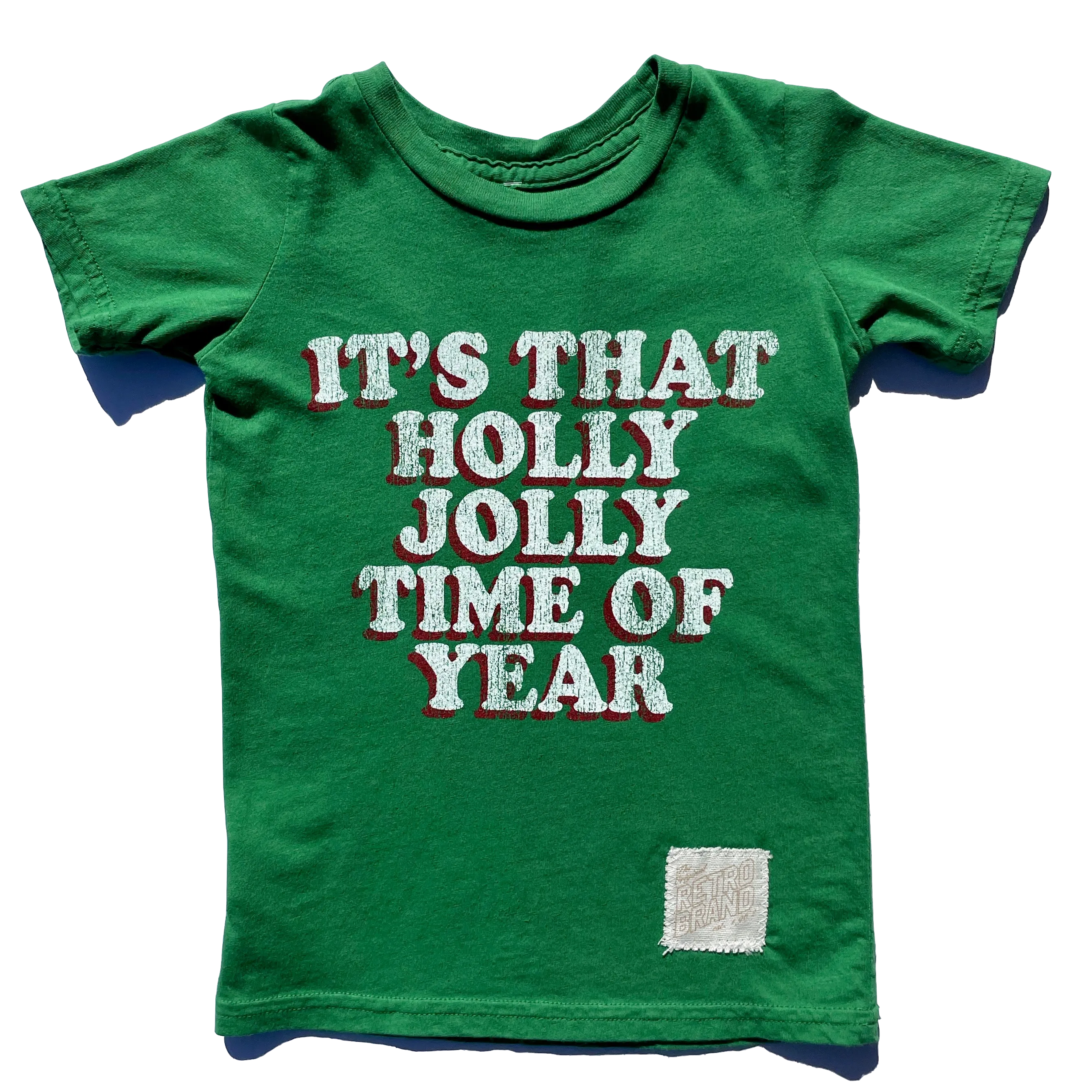 Retro Brand - Holly Jolly Tee in Green