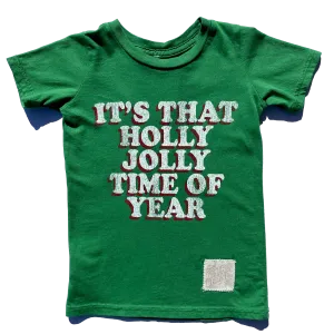 Retro Brand - Holly Jolly Tee in Green