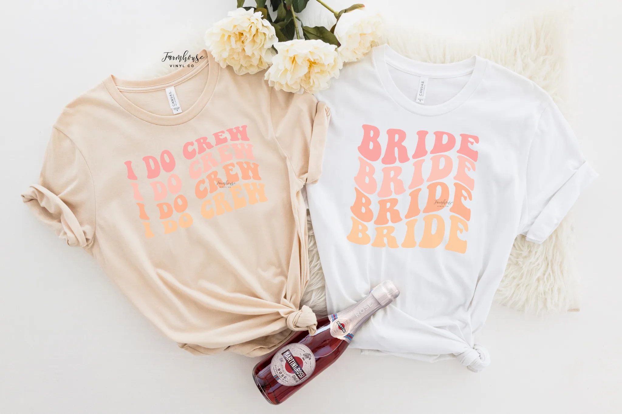 Retro Bride & I Do Crew Shirt