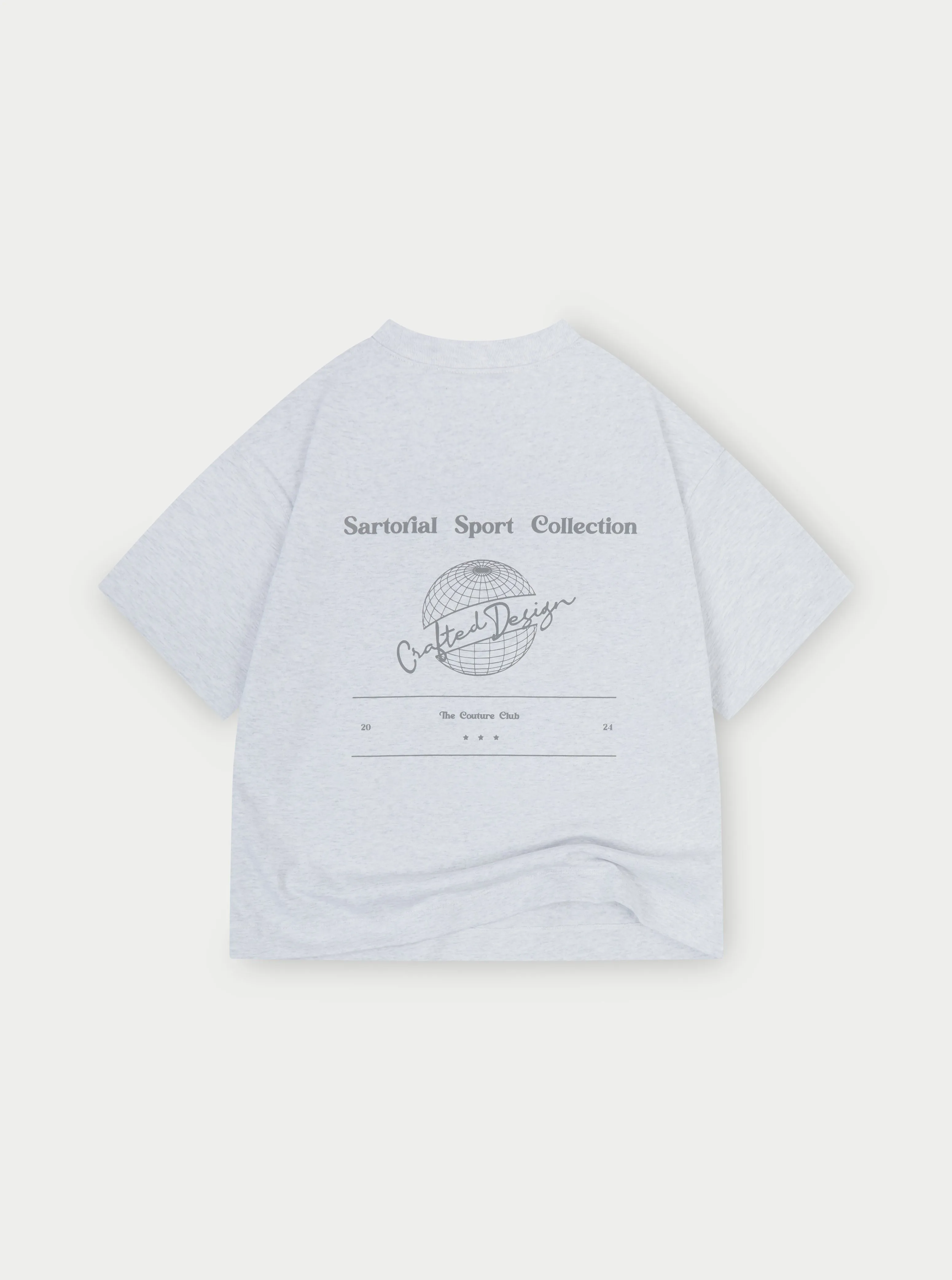 SARTORIAL SPORT T-SHIRT - GREY MARL