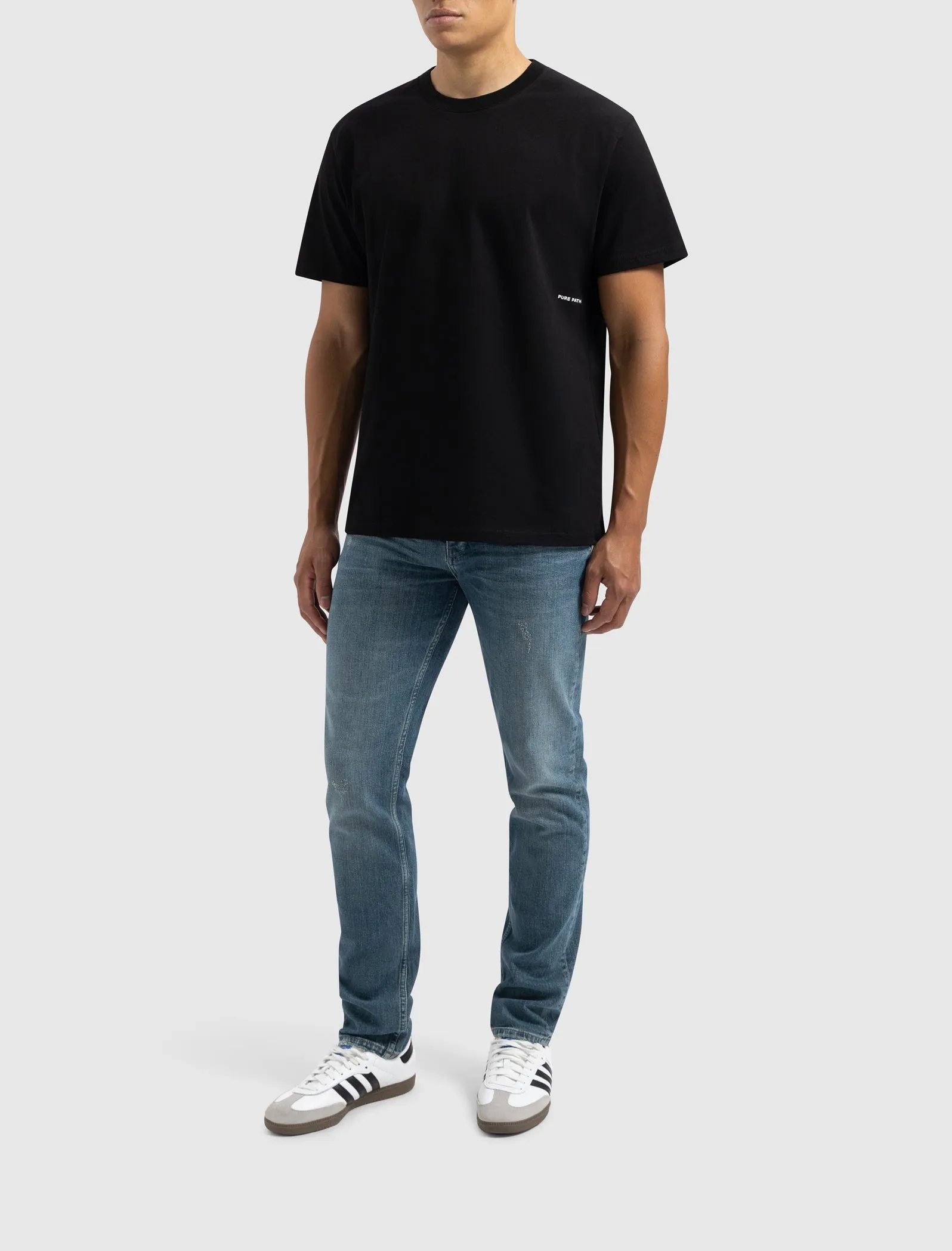 Sideline Wordmark T-shirt | Black