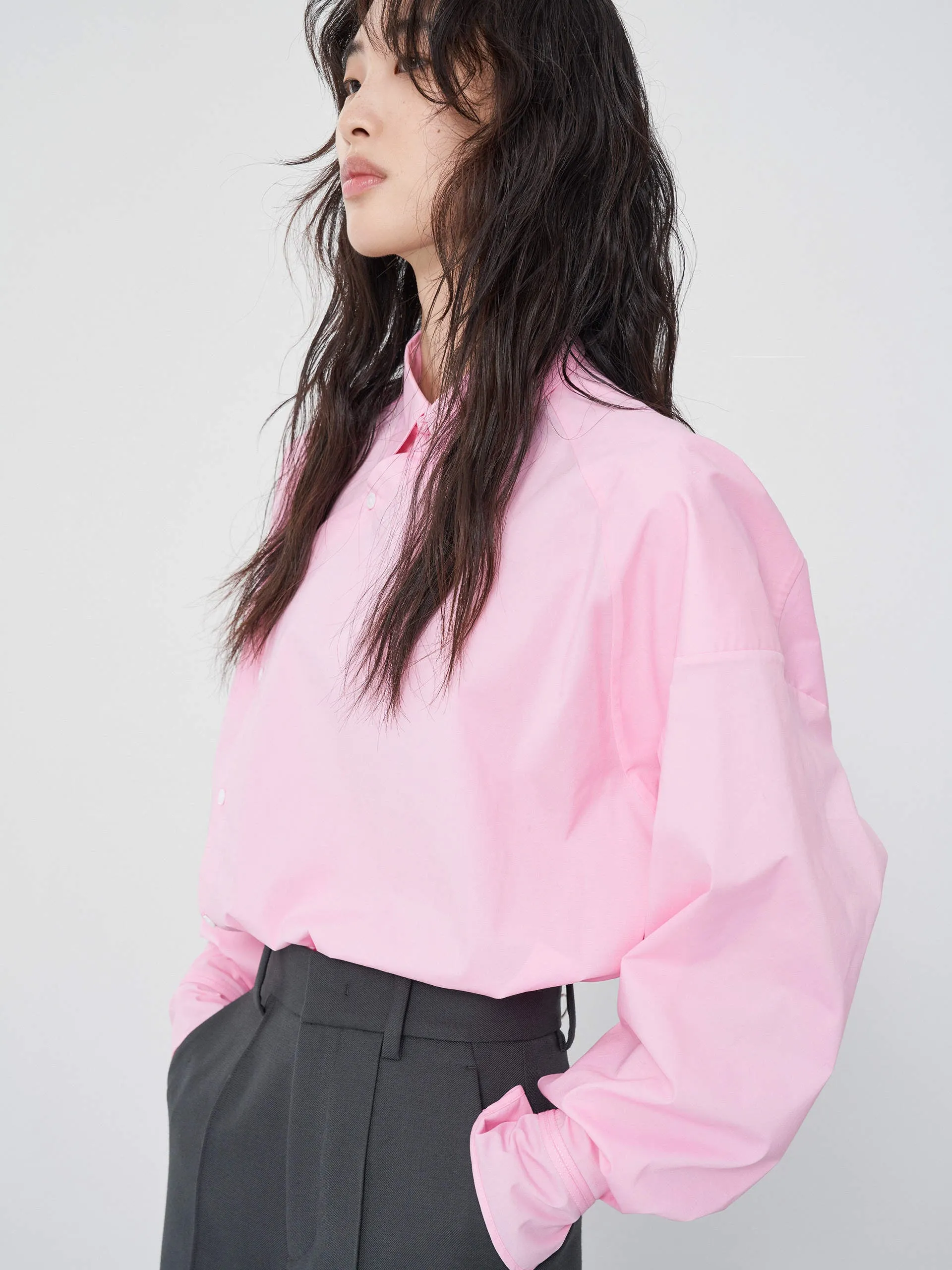 Slanted Placket Shirt