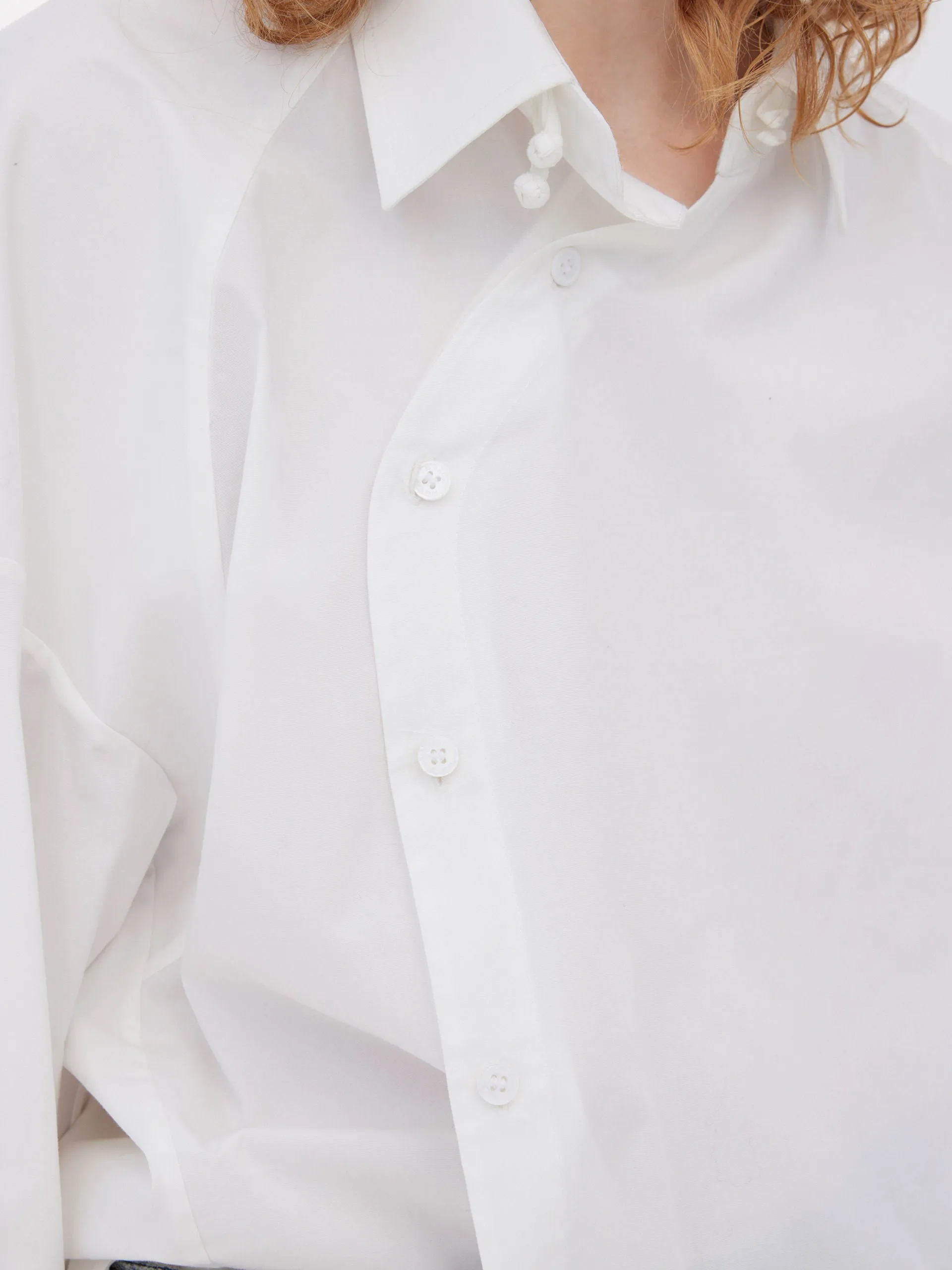 Slanted Placket Shirt