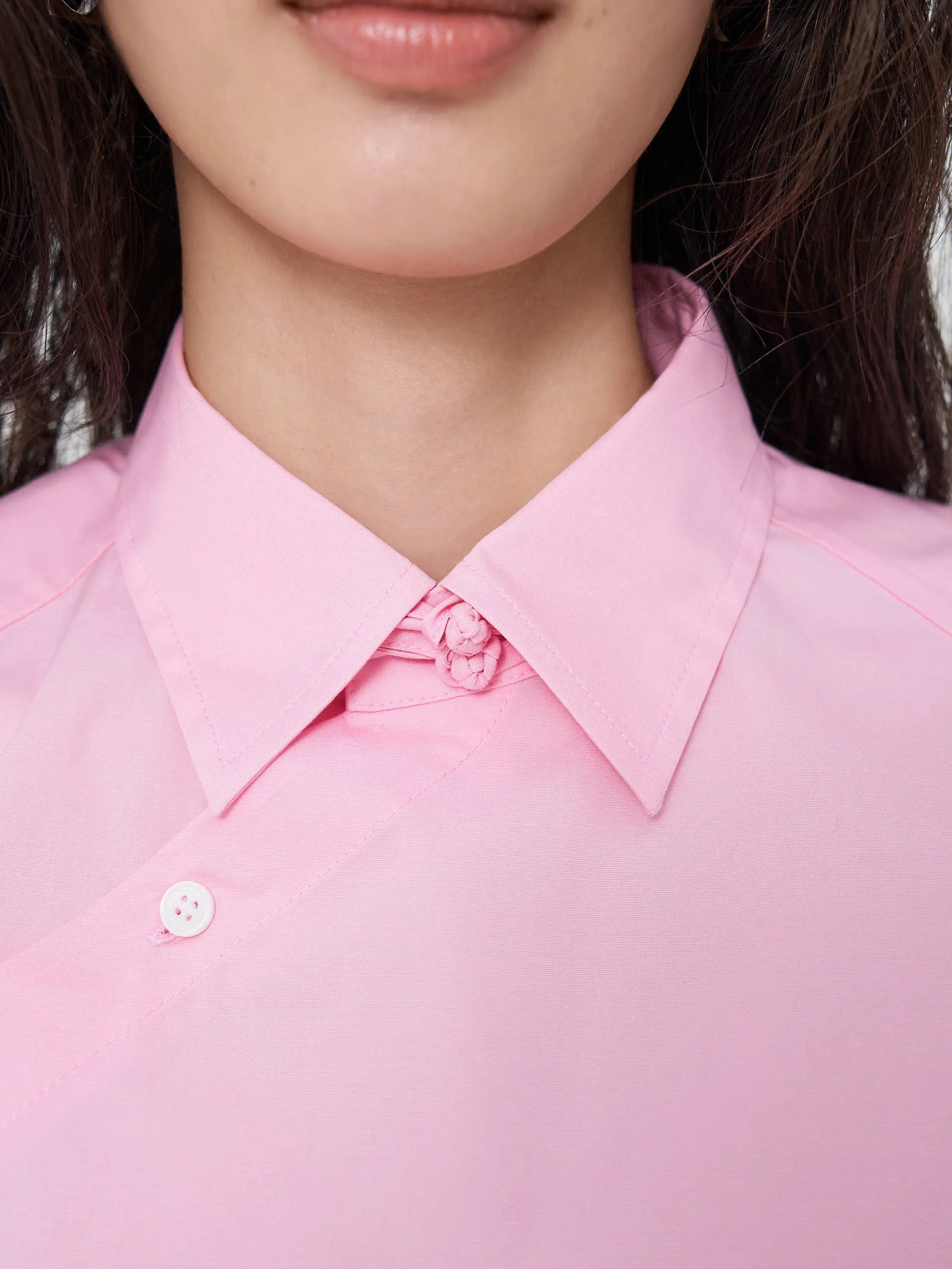 Slanted Placket Shirt