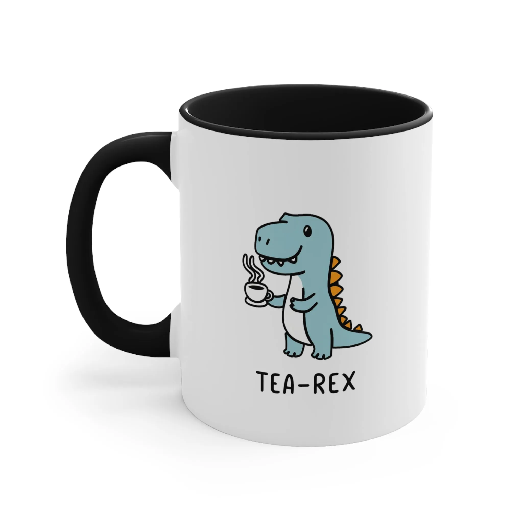 Tea-Rex Coffee Mug, 11oz Cute Mug Dinosaur Lover Funny Pun Chil Children Kids Cup Christmas Birthday Valentine's Gift