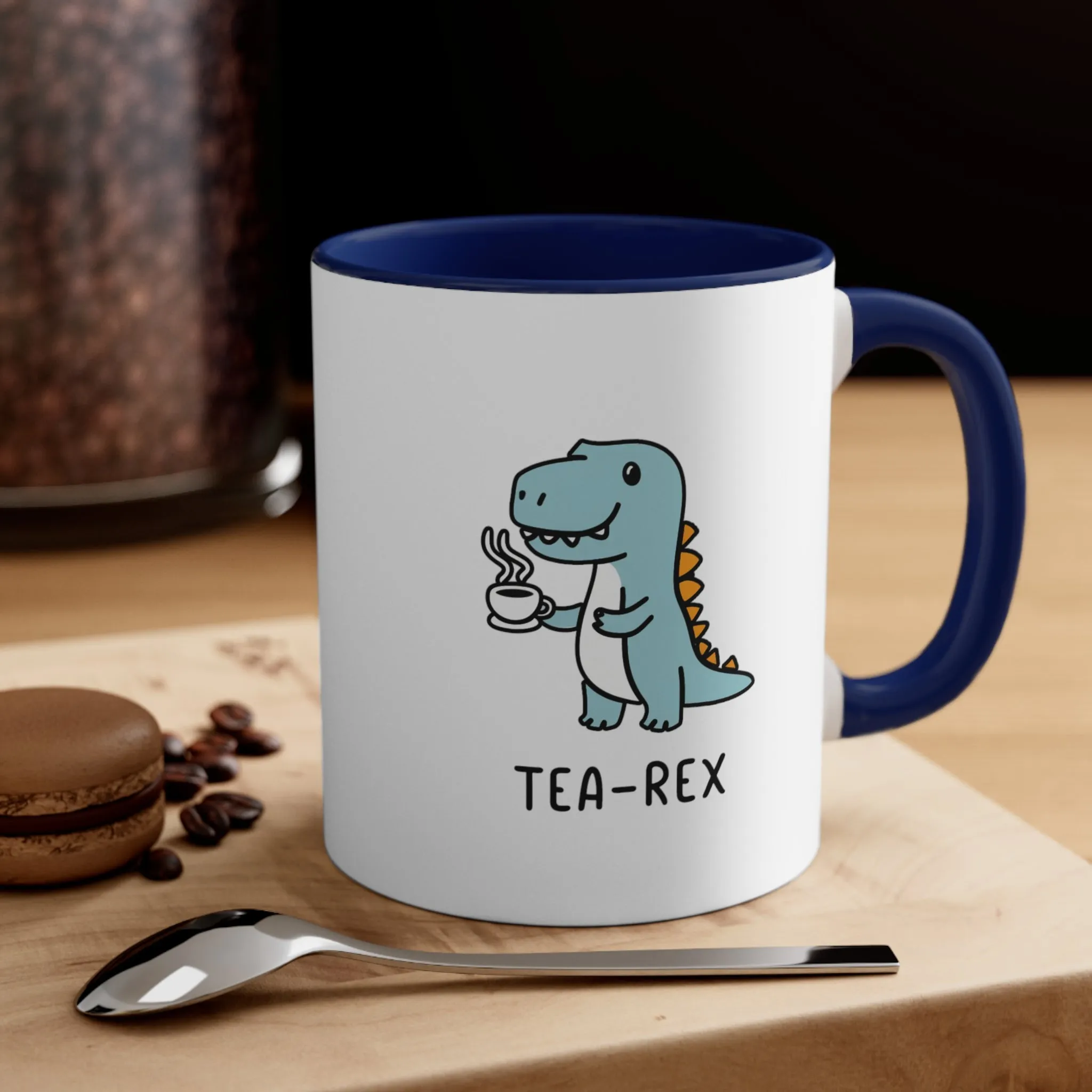 Tea-Rex Coffee Mug, 11oz Cute Mug Dinosaur Lover Funny Pun Chil Children Kids Cup Christmas Birthday Valentine's Gift