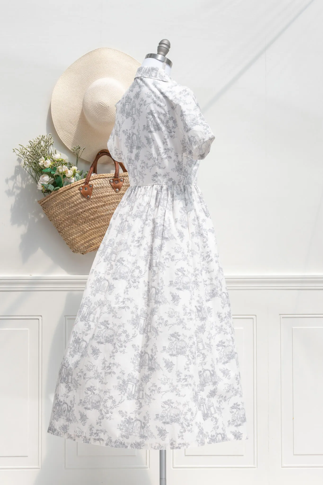 Très Jolie Toile Midi Dress