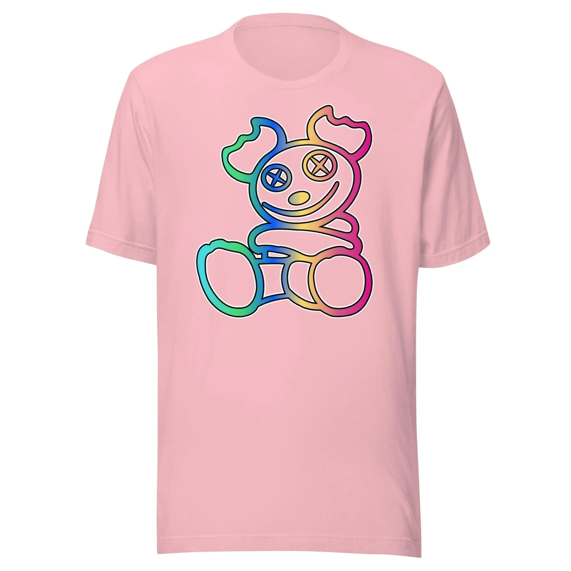 Urban T-shirt Teddy Bear Series Dope and Colorful Short Sleeve Unisex Top