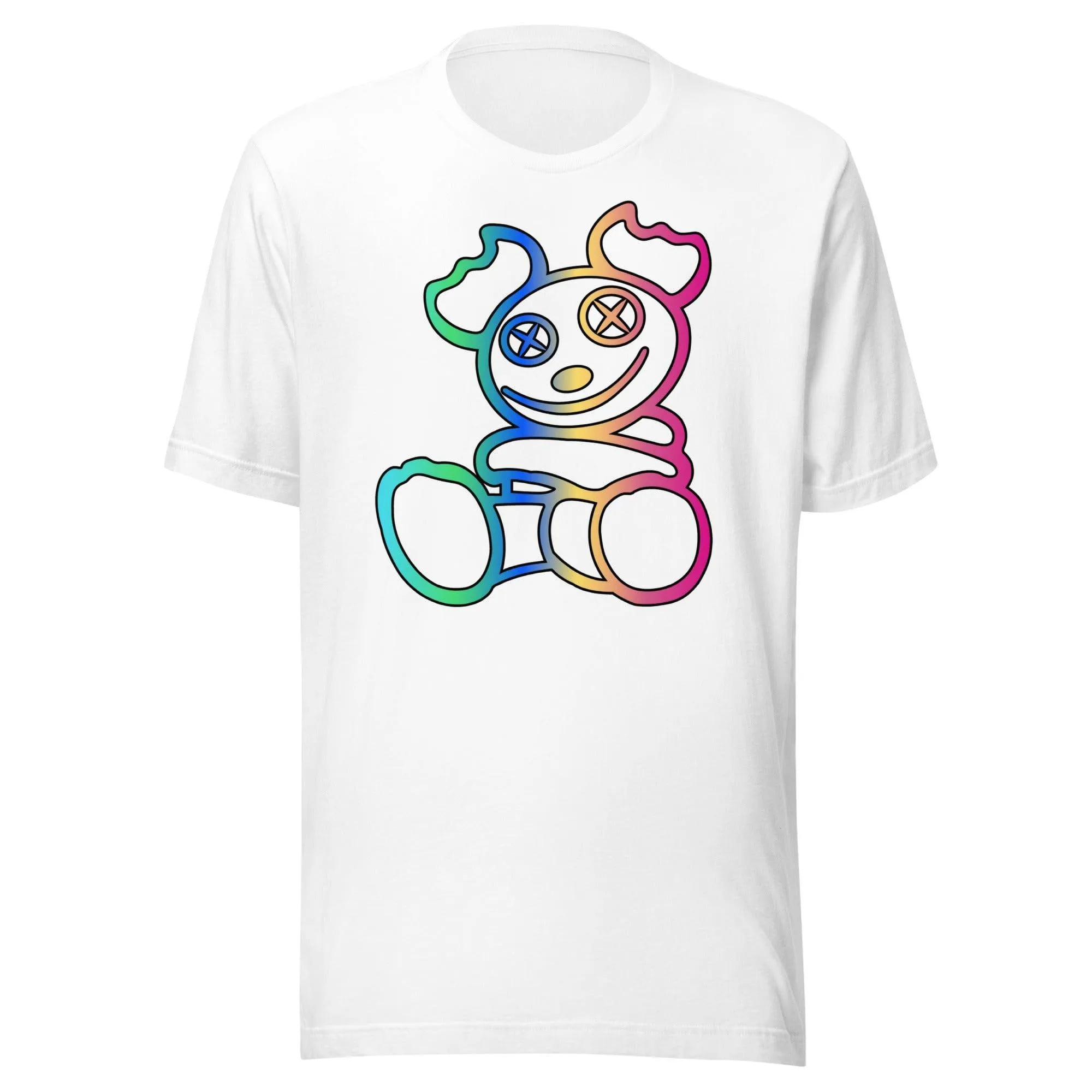 Urban T-shirt Teddy Bear Series Dope and Colorful Short Sleeve Unisex Top