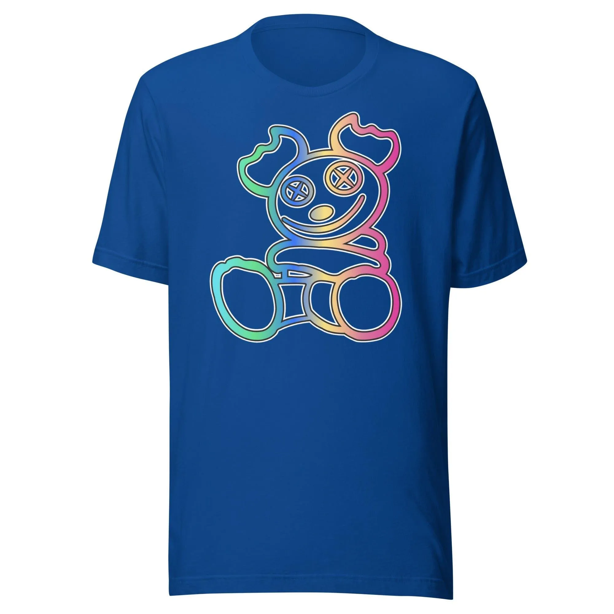 Urban T-shirt Teddy Bear Series Dope and Colorful Short Sleeve Unisex Top